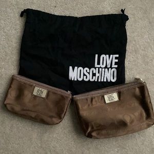Love Moschino Makeup Bags